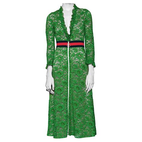 green gucci dress